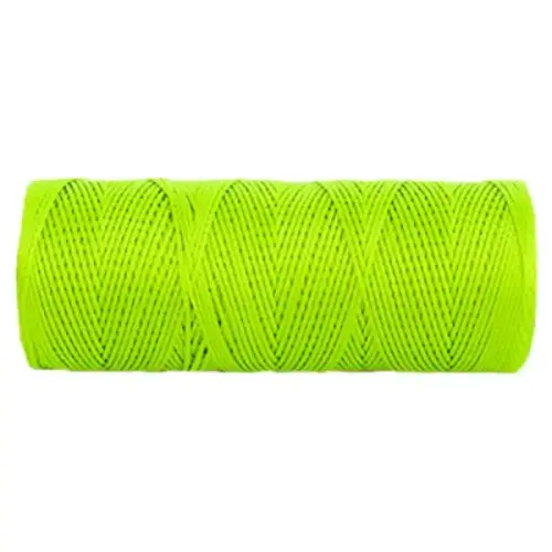 #18 X 500 FT 8 OZ LIME GREEN BRAIDED NYLON #18 X 500 FT 8 OZ LIME GREEN BRAIDED NYLON