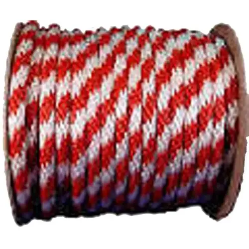 5/8 IN X 200 FT RED/WHITE DERBY ROPE 5/8 IN X 200 FT RED/WHITE DERBY ROPE