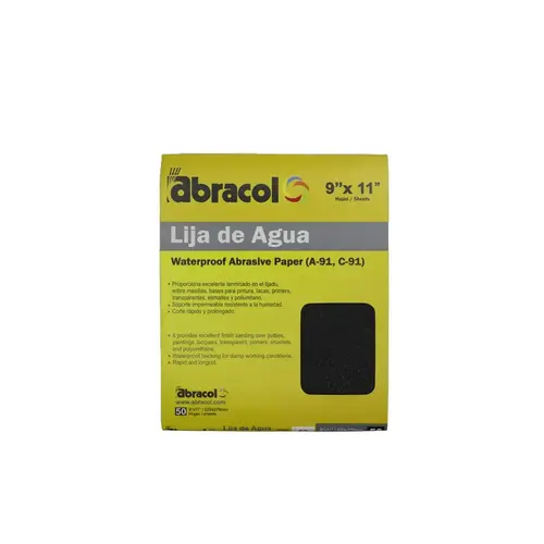 Waterproof Sandpaper Sheet, 9x11 inch, 100 Grit Waterproof Sandpaper Sheet, 9x11 inch, 100 Grit