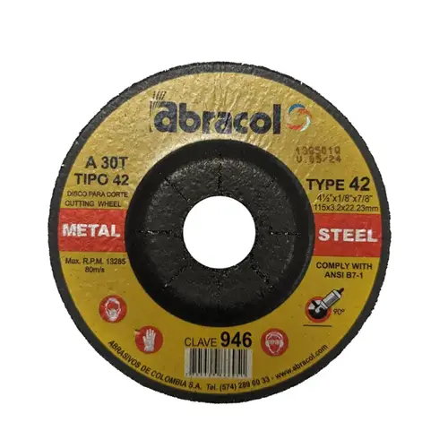 946 ABD4A0030047 CUTTING DISC A30T DT42 METAL 946 ABD4A0030047 CUTTING DISC A30T DT42 METAL