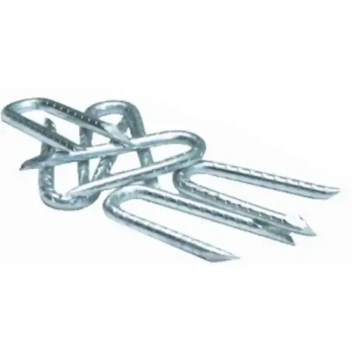 BARBED STAPLE 8LB 1-1/4IN GALVANIZED BARBED STAPLE 8LB 1-1/4IN GALVANIZED