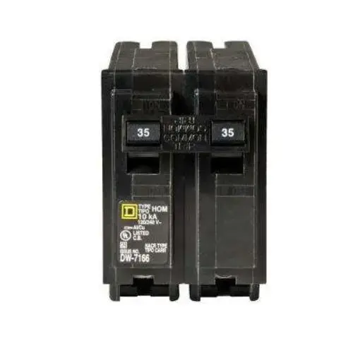 Homeline Miniature Circuit Breaker, 2-Pole, 35A, 120/240V, Plug-in Homeline Miniature Circuit Breaker, 2-Pole, 35A, 120/240V, Plug-in
