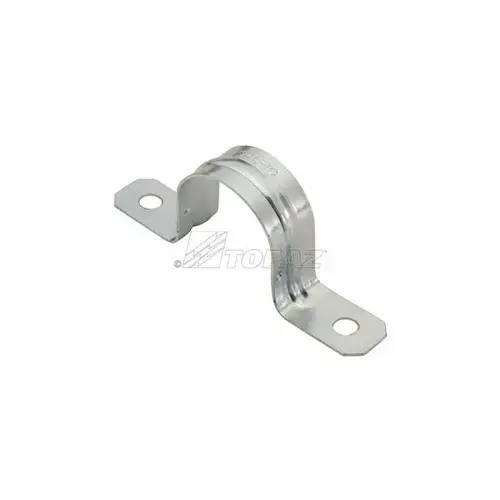 3 Inch 2-Hole Rigid Conduit Strap, Zinc-Plated Steel 3 Inch 2-Hole Rigid Conduit Strap, Zinc-Plated Steel