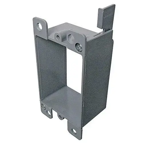 EZ Box Single Gang Low Voltage Old Work Box, 10 Cubic Inch, PVC EZ Box Single Gang Low Voltage Old Work Box, 10 Cubic Inch, PVC