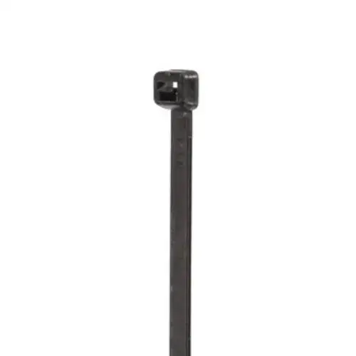 PowerGRP Cable Tie, 6", 50 lb, Black, Pack of 100 PowerGRP Cable Tie, 6", 50 lb, Black, Pack of 100