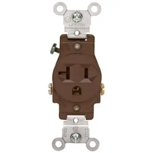 OUTLET GROUND 20A BROWN OUTLET GROUND 20A BROWN
