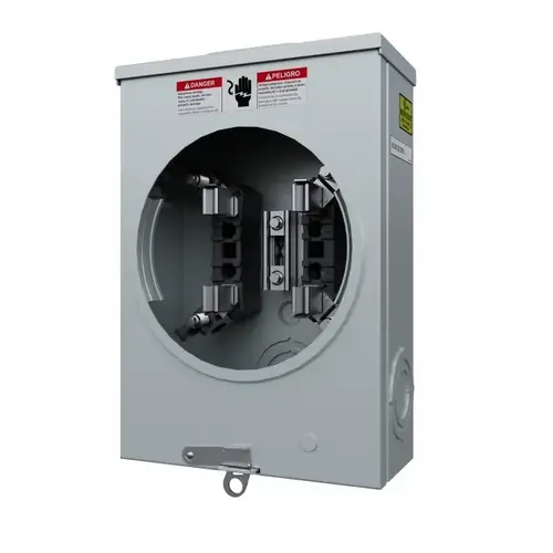 135A 4-Jaw Ringless Meter Socket with Horn Bypass 135A 4-Jaw Ringless Meter Socket with Horn Bypass