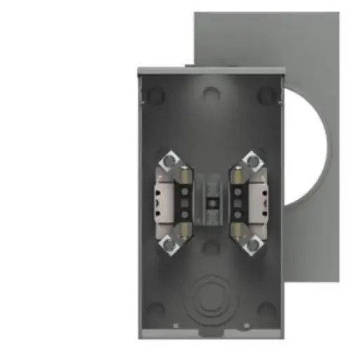 TALON Meter Socket, 200A, Ringless, 4-Jaw, Overhead Feed, NEMA 3R TALON Meter Socket, 200A, Ringless, 4-Jaw, Overhead Feed, NEMA 3R