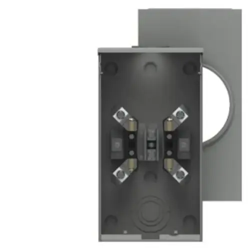 TALON 200A Ring Type Meter Socket, 1-Position, Overhead Feed TALON 200A Ring Type Meter Socket, 1-Position, Overhead Feed