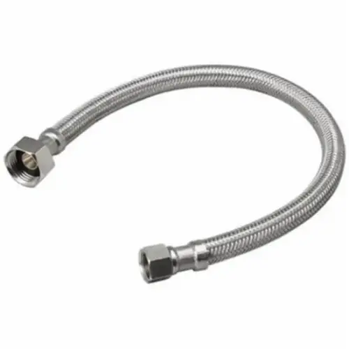 Braided Stainless Steel Faucet Supply Line, 3/8" Comp x 1/2" FIP, 30" Length Braided Stainless Steel Faucet Supply Line, 3/8" Comp x 1/2" FIP, 30" Length