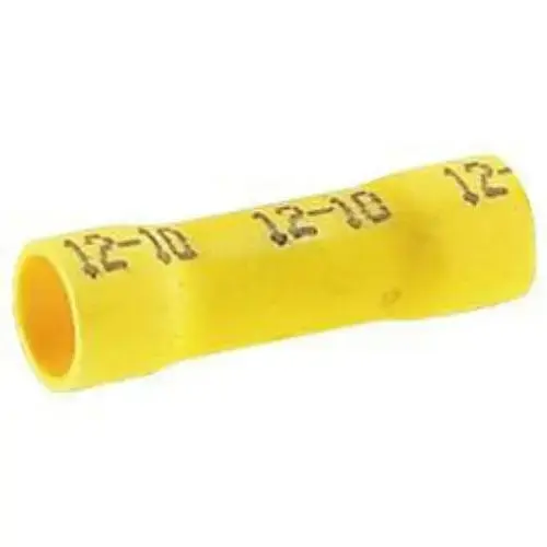 22-18 AWG VINYL INSULATED BUTT SPLICE 22-18 AWG VINYL INSULATED BUTT SPLICE