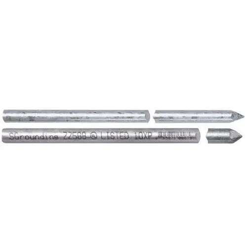 Hot-Dip Galvanized Ground Rod, 5/8" Diameter x 8' Length, UL Listed Hot-Dip Galvanized Ground Rod, 5/8" Diameter x 8' Length, UL Listed