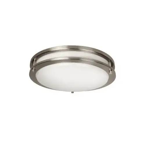 FLUSH MOUNT 14IN NICKEL FLUSH MOUNT 14IN NICKEL