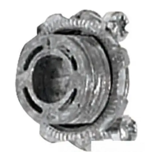 Straight 3/8" BX/Flex/NM/MC Cable Connector, Two-Screw Clamp Straight 3/8" BX/Flex/NM/MC Cable Connector, Two-Screw Clamp