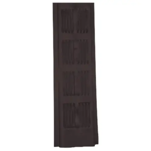 SOFFIT VENT ALUMINUM BROWN 8FT SOFFIT VENT ALUMINUM BROWN 8FT