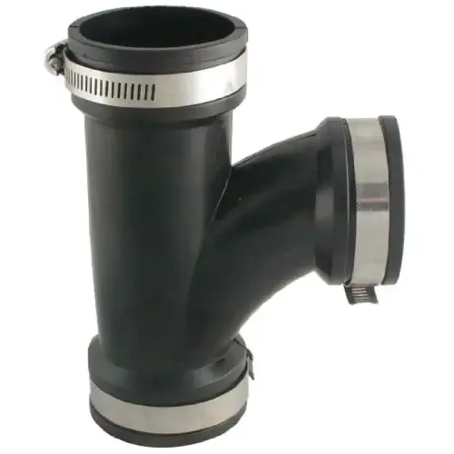 808 T-400 TEE 4IN F/CAST IRON, PLAS, STEEL 808 T-400 TEE 4IN F/CAST IRON, PLAS, STEEL
