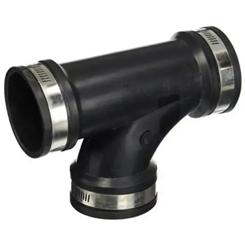808 T-200 TEE 2IN F/CAST IRON, PLAS, STEEL 808 T-200 TEE 2IN F/CAST IRON, PLAS, STEEL