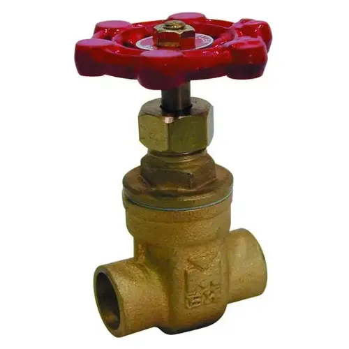 ProLine Series Gate Valve, 3/4" Sweat, Full Port, Non-Rising Stem ProLine Series Gate Valve, 3/4" Sweat, Full Port, Non-Rising Stem