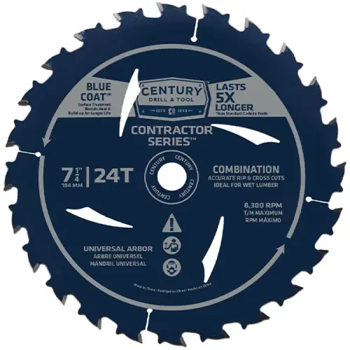 CIRCULAR SAW BLADE 7-1/4IN 24T COMBO CIRCULAR SAW BLADE 7-1/4IN 24T COMBO