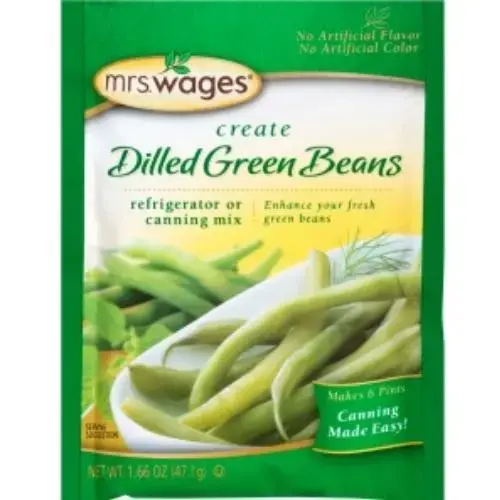 1.7 Oz. Dilled Green Beans Refrigerator Or Canning Pickling Mix 1.7 Oz. Dilled Green Beans Refrigerator Or Canning Pickling Mix