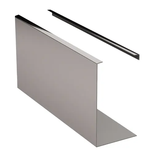 Turboflex Polished Stainless 120" Cladding for Fascia Mount Base Shoe Turboflex Polished Stainless 120" Cladding for Fascia Mount Base Shoe