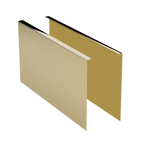 Turboflex Polished Brass 120" Cladding for Top Mount Base Shoe Turboflex Polished Brass 120" Cladding for Top Mount Base Shoe