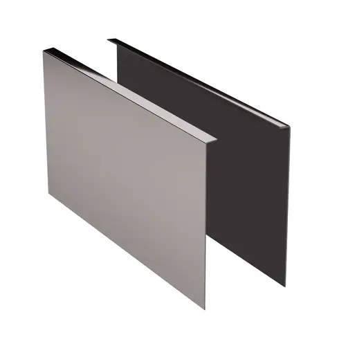 Turboflex Polished Stainless 120" Cladding for Top Mount Base Shoe Turboflex Polished Stainless 120" Cladding for Top Mount Base Shoe