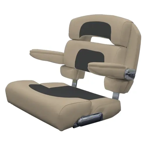 25" Custom Capri Deluxe Helm Chair Capriccio Charcoal 25" Custom Capri Deluxe Helm Chair Capriccio Charcoal