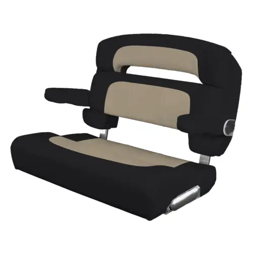 40" Custom Capri Helm Bench, Single Bolster Capriccio Vellum 40" Custom Capri Helm Bench, Single Bolster Capriccio Vellum