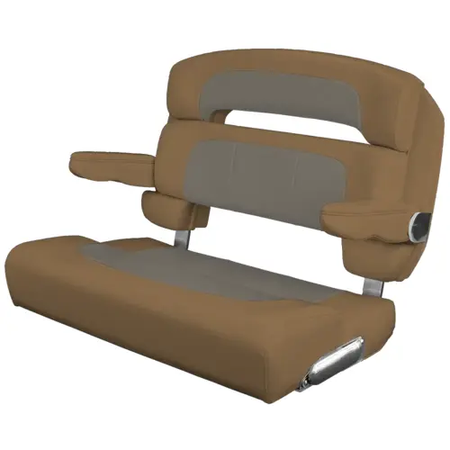 Custom Capri Helm Bench Seat, 36" Capriccio Cadet Grey Custom Capri Helm Bench Seat, 36" Capriccio Cadet Grey