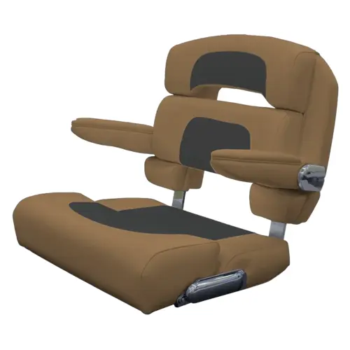 25" Custom Capri Deluxe Helm Chair Capriccio Charcoal 25" Custom Capri Deluxe Helm Chair Capriccio Charcoal