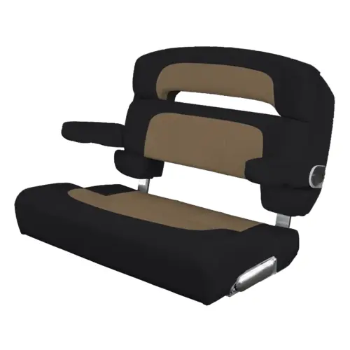40" Custom Capri Helm Bench, Single Bolster Capriccio Heather Beige 40" Custom Capri Helm Bench, Single Bolster Capriccio Heather Beige