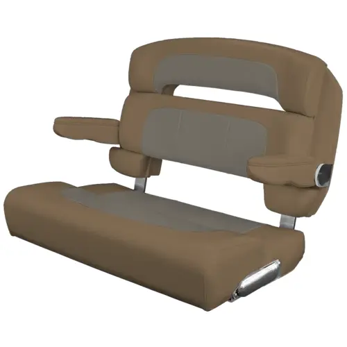 Custom Capri Helm Bench Seat, 36" Capriccio Cadet Grey Custom Capri Helm Bench Seat, 36" Capriccio Cadet Grey