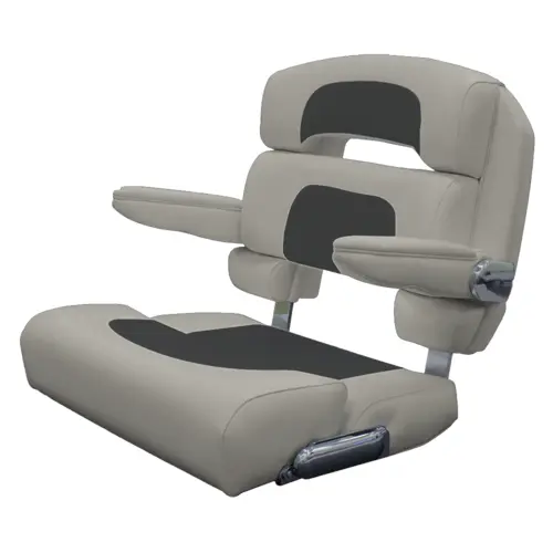 25" Custom Capri Deluxe Helm Chair Capriccio Charcoal 25" Custom Capri Deluxe Helm Chair Capriccio Charcoal