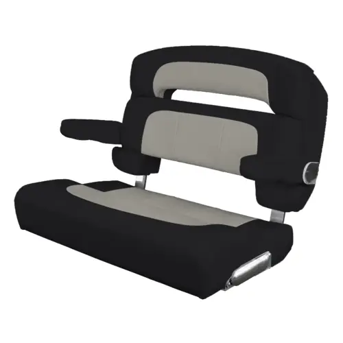 40" Custom Capri Helm Bench, Single Bolster Capriccio Cloud 40" Custom Capri Helm Bench, Single Bolster Capriccio Cloud