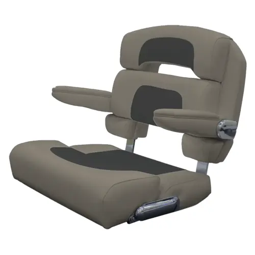 25" Custom Capri Deluxe Helm Chair Capriccio Charcoal 25" Custom Capri Deluxe Helm Chair Capriccio Charcoal
