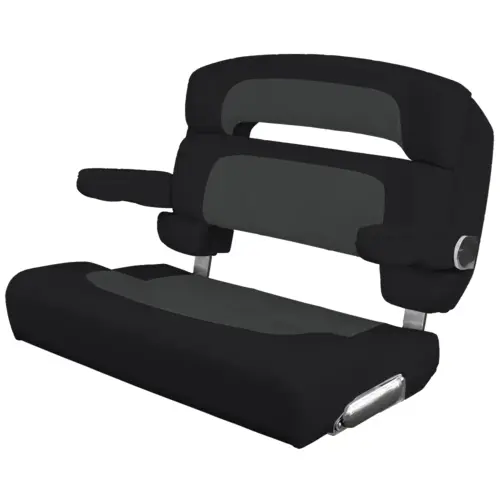 Custom Capri Helm Bench Seat, 36" Capriccio Charcoal Custom Capri Helm Bench Seat, 36" Capriccio Charcoal