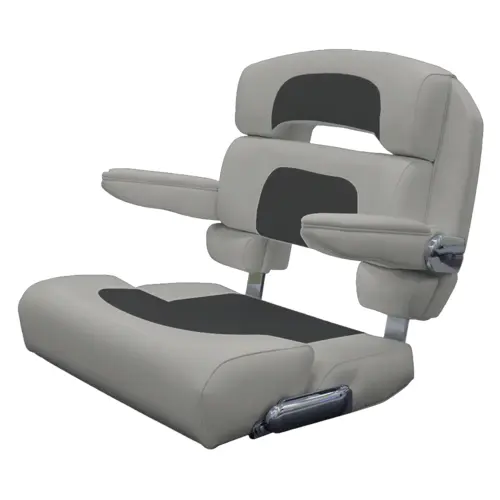 25" Custom Capri Deluxe Helm Chair Capriccio Charcoal 25" Custom Capri Deluxe Helm Chair Capriccio Charcoal