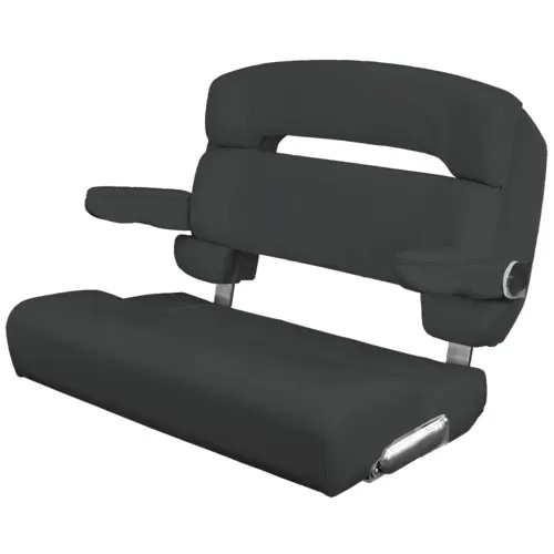 Custom Capri Helm Bench Seat, 36" Capriccio Charcoal Custom Capri Helm Bench Seat, 36" Capriccio Charcoal