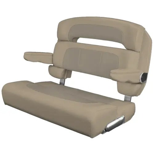 Custom Capri Helm Bench Seat, 36" Capriccio Flax Custom Capri Helm Bench Seat, 36" Capriccio Flax