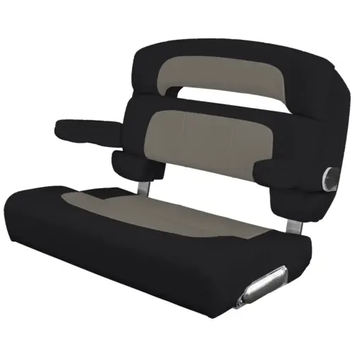 Custom Capri Helm Bench Seat, 36" Capriccio Cadet Grey Custom Capri Helm Bench Seat, 36" Capriccio Cadet Grey