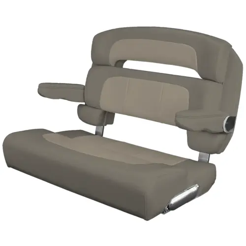 Custom Capri Helm Bench Seat, 36" Capriccio Flax Custom Capri Helm Bench Seat, 36" Capriccio Flax