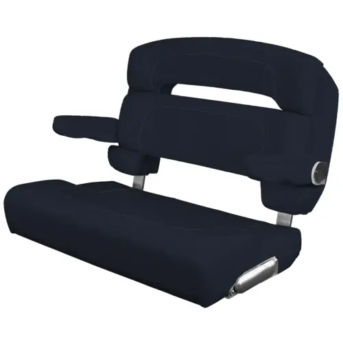Custom Capri Helm Bench Seat, 36" Capriccio Navy Custom Capri Helm Bench Seat, 36" Capriccio Navy