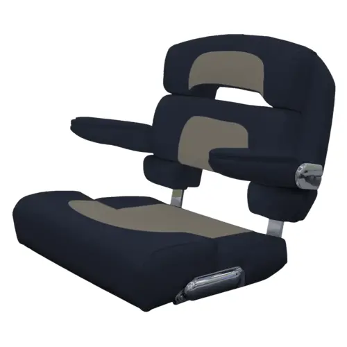 25" Custom Capri Deluxe Helm Chair Capriccio Cadet Grey 25" Custom Capri Deluxe Helm Chair Capriccio Cadet Grey