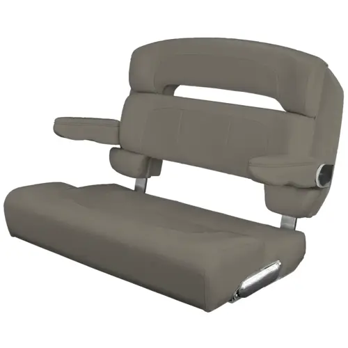 Custom Capri Helm Bench Seat, 36" Capriccio Cadet Grey Custom Capri Helm Bench Seat, 36" Capriccio Cadet Grey