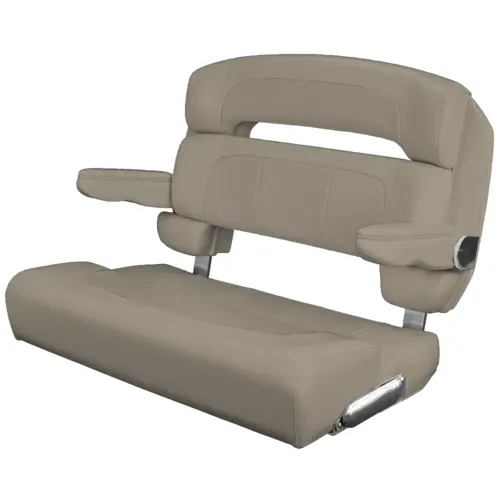 Custom Capri Helm Bench Seat, 36" Capriccio Flax Custom Capri Helm Bench Seat, 36" Capriccio Flax