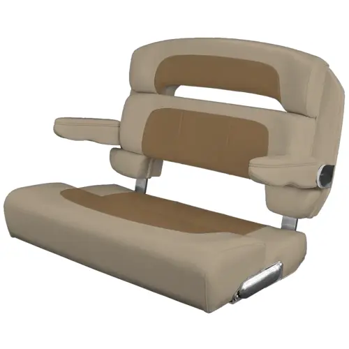 Custom Capri Helm Bench Seat, 36" Capriccio Toast Custom Capri Helm Bench Seat, 36" Capriccio Toast