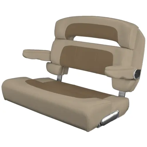Custom Capri Helm Bench Seat, 36" Capriccio Heather Beige Custom Capri Helm Bench Seat, 36" Capriccio Heather Beige