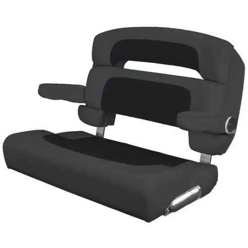 Custom Capri Helm Bench Seat, 36" Capriccio Black Custom Capri Helm Bench Seat, 36" Capriccio Black