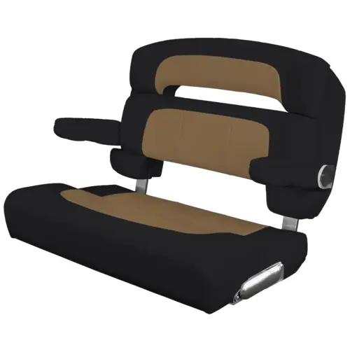 Custom Capri Helm Bench Seat, 36" Capriccio Toast Custom Capri Helm Bench Seat, 36" Capriccio Toast